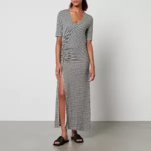 Baum und Pferdgarten Jeannette Houndstooth Jersey Dress - L