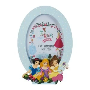 Disney Princess Frame Snow White, Rapunzel & Belle