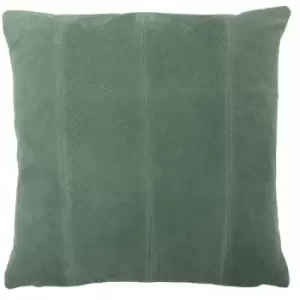 Furn Jagger Geometric Design Curdory Cushion Cover (One Size) (Sage) - Sage