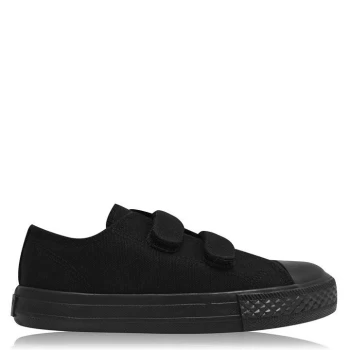 SoulCal Canvas Hook and Loop Tape Shoes - Black/Blk