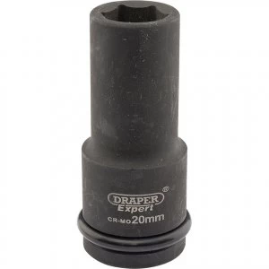 Draper Expert 3/4" Drive Deep Hexagon Impact Socket Metric 3/4" 20mm