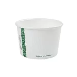 Vegware Soup Container 16oz 115-Series White Pack of 25 SC-16 VG92028