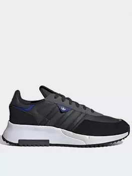 adidas Originals Retropy F2 Trainers - Carbon, Carbon, Size 9, Men