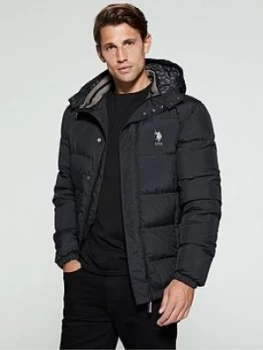 U.S. Polo Assn. Flexi Style Heavy Padded Jacket - Black