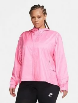 Nike Curve Running Essential Jacket - Pink, Size 22-24=2X, Women