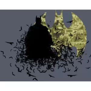 Caped Crusader Batman Comic Book Inspired Art Print - 14 x 11