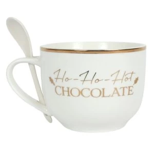 Hot Chocolate Mug and Spoon Set