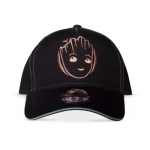 Marvel Guardians of the Galaxy I Am Groot Adjustable Cap, Black...