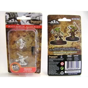 Pathfinder Deep Cuts Unpainted Miniatures - Male Goblin Alchemist