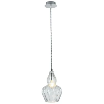 Maytoni Lighting - Eustoma Dome Ceiling Pendant Lamp Nickel, 1 Light, E14