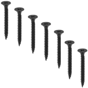 Moderix - Plasterboard Screws Drywall Black Bugle Head Fine Thread Drylining - Size 4.2mm x 90mm - Pack of 200