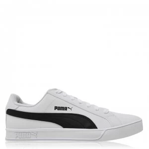 Puma Smash Vulc Trainers Mens - White/Black