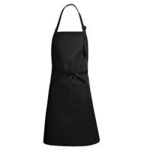 Dennys Unisex Adult Bibbed Full Apron (One Size) (Black)