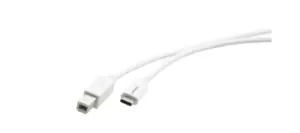 Kramer Electronics C-USB/CB-6 USB cable 1.8 m USB 2.0 USB C USB B...