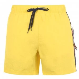 Tommy Bodywear Stripe Flag Swim Shorts - Empire Yellow