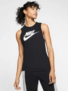 Nike NSW Futura Muscle Tank Top - Black, Size L, Women