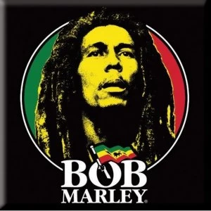 Bob Marley - Logo Face Fridge Magnet