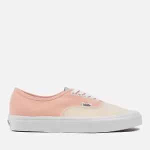 Vans Womens Pastel Block Authentic Canvas Trainers - 6