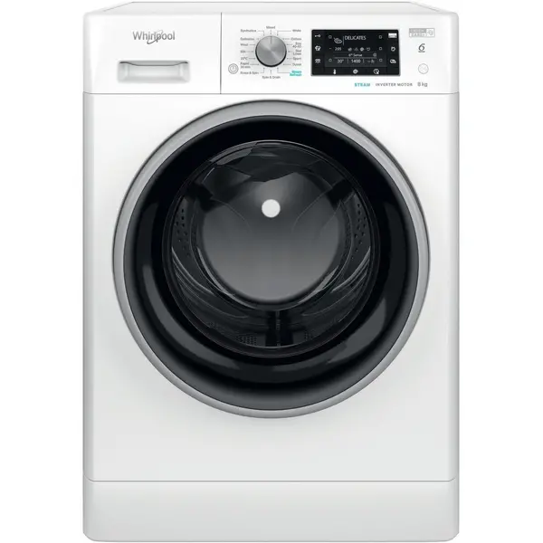 Whirlpool FFD8469BSVUK 8KG 1400RPM Freestanding Washing Machine