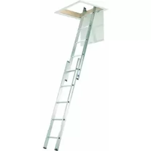 Werner Abru 36000 2 Section Aluminium Loft Ladder