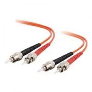 C2G 5m ST/ST LSZH Duplex 62.5/125 Multimode Fibre Patch Cable - Orange