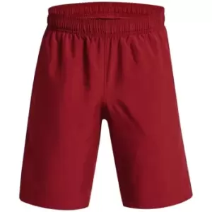 Under Armour Armour Woven Graphic Shorts Junior Boys - Red