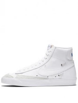 Nike Blazer Mid '77 SE - White/White/White, Size 8, Women