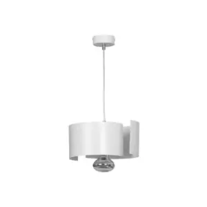 Emibig Vixon White Slim Pendant Ceiling Light 1x E27