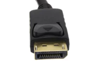 Kenable DisplayPort to Displayport Cable Lockable 1m 4K Compatible Black