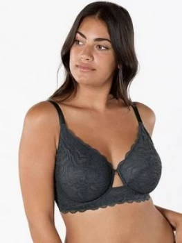 DORINA Non Padded Mica Bra - Grey, Size 42E, Women