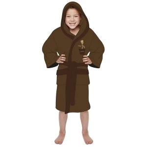 Groot Guardians of the Galaxy Marvel Brown Kids Robe Medium 7-9 years