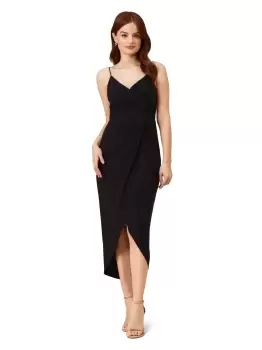 Draped Jersey Wrap Gown