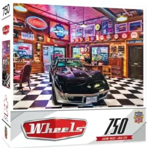 Masterpieces Puzzle Wheels Black Beauty Puzzle 750 Piece Jigsaw Puzzle