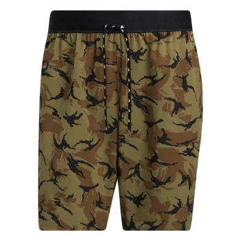 adidas 3B Camo Shorts Mens - Focus Olive