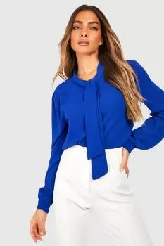 Pussybow Woven Blouse