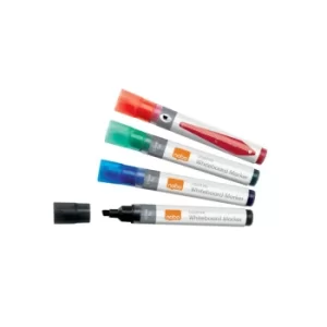 Liquid Ink Whiteboard Pens Chisel Tip 10 Pack Assorted