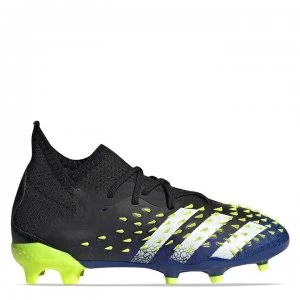 adidas Predator Freak .1 Junior FG Football Boots - Black/SolYellow