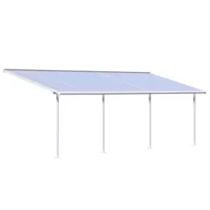 Palram - Canopia Sierra Patio Cover 3m x 7.3m - White Clear