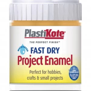 Plastikote Fast Dry Enamel Paint Sunshine Yellow 59ml