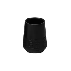 Showerdrape Strata Black Resin Tumbler