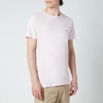 Tommy Hilfiger Mens Stretch Slim Fit T-Shirt - Light Pink - M