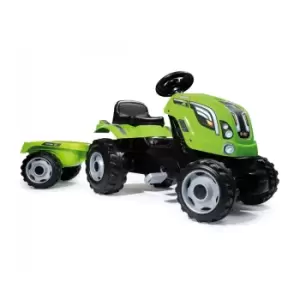 Smoby Extra Large Green Farmer Tractor and Trailer