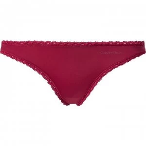 Calvin Klein Lace Trim Bikini Briefs - SWEET BERRYT3K