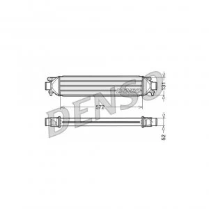 Intercooler DENSO DIT09107