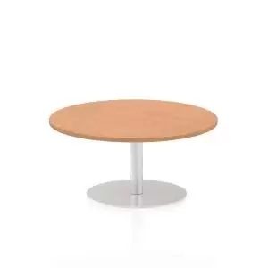 Italia Poseur Table Round 1000 Top 475 High Oak