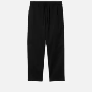 Carhartt Mens Lawton Trousers - Black Garment Dyed - M