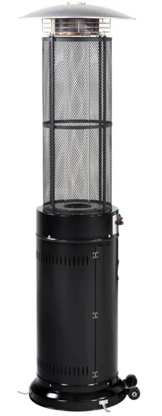 Cylinder Patio Heater Black