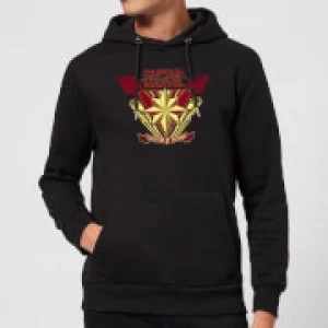 Captain Marvel Protector Of The Skies Hoodie - Black - XXL