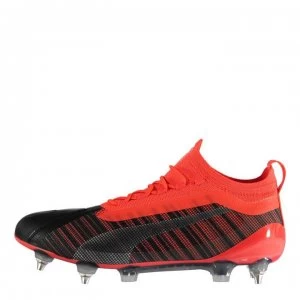 Puma One 5.1 SG Football Boots - Black/NrgyRed