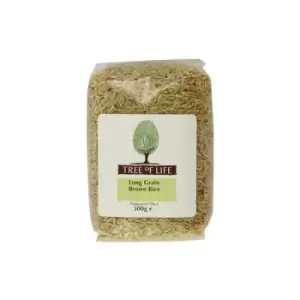 Tree Of Life Brown Long Grain Rice - 500g x 6 - 87237